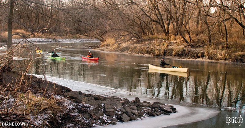 Great tips for canoeing and kayaking in cold weather from the Iowa DNR